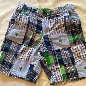 Janie and Jack like new patchwork w/embroidered palm short size 5